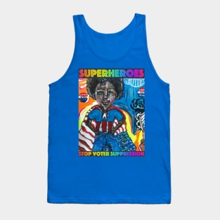 Superheroes Stop Voter Suppression Tank Top